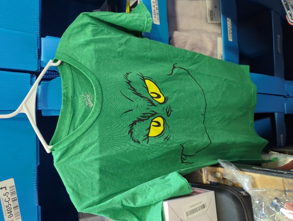 Size S...Dr. Seuss The Grinch 'Grinch Face' Unisex T-Shirt