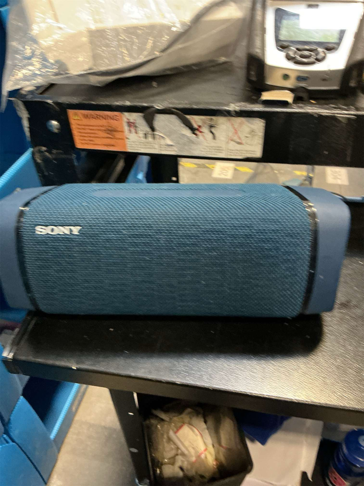 Sony SRS-XB43 EXTRA BASS Wireless Bluetooth Powerful Portable Speaker, IP67 Waterproof & Durable for Home, Outdoor, and Travel, 24 Hour Battery, Party Lights, USB Type-C, and Speakerphone, Blue