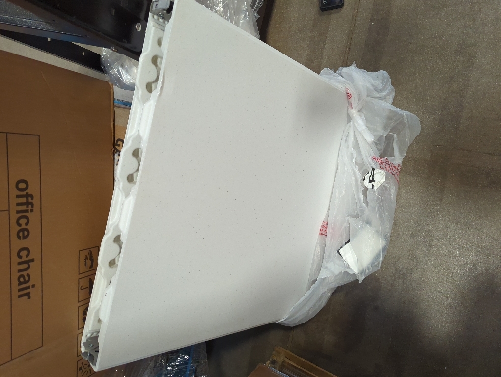 Folding Table, 4FT Foldable Picnic Table with Adjustable Height, Heavy Duty Fold-in-Half Portable Table for Weddings, Camping, RV Travel, Parties, BBQs, and Indoor Use, Easy to Fold and Store