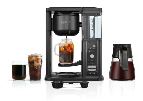 Ninja Hot & Iced 10-Cup Drip Coffee Maker, 4 Brew Styles, Rapid Cold Brew,