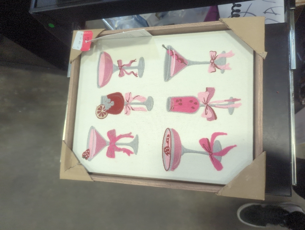 BP Home Woven Pink and Red Beverages