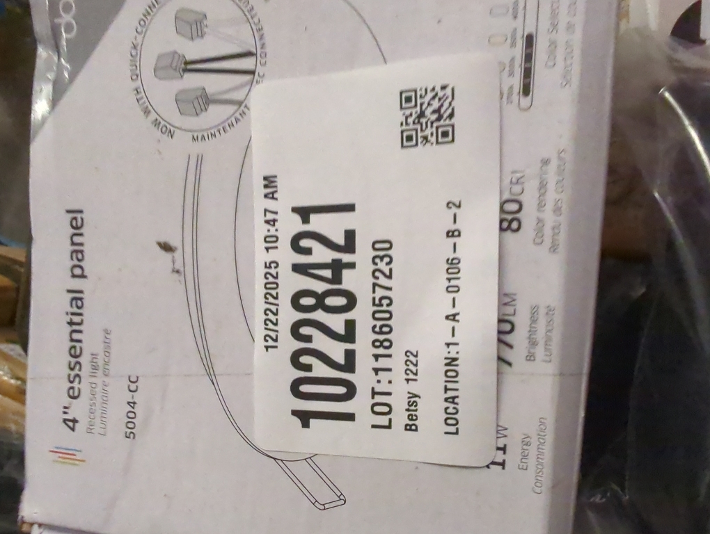 DALS Lighting White 4-in 770-Lumen Switchable White Round Dimmable LED Canless Wet Rated Recessed Downlight