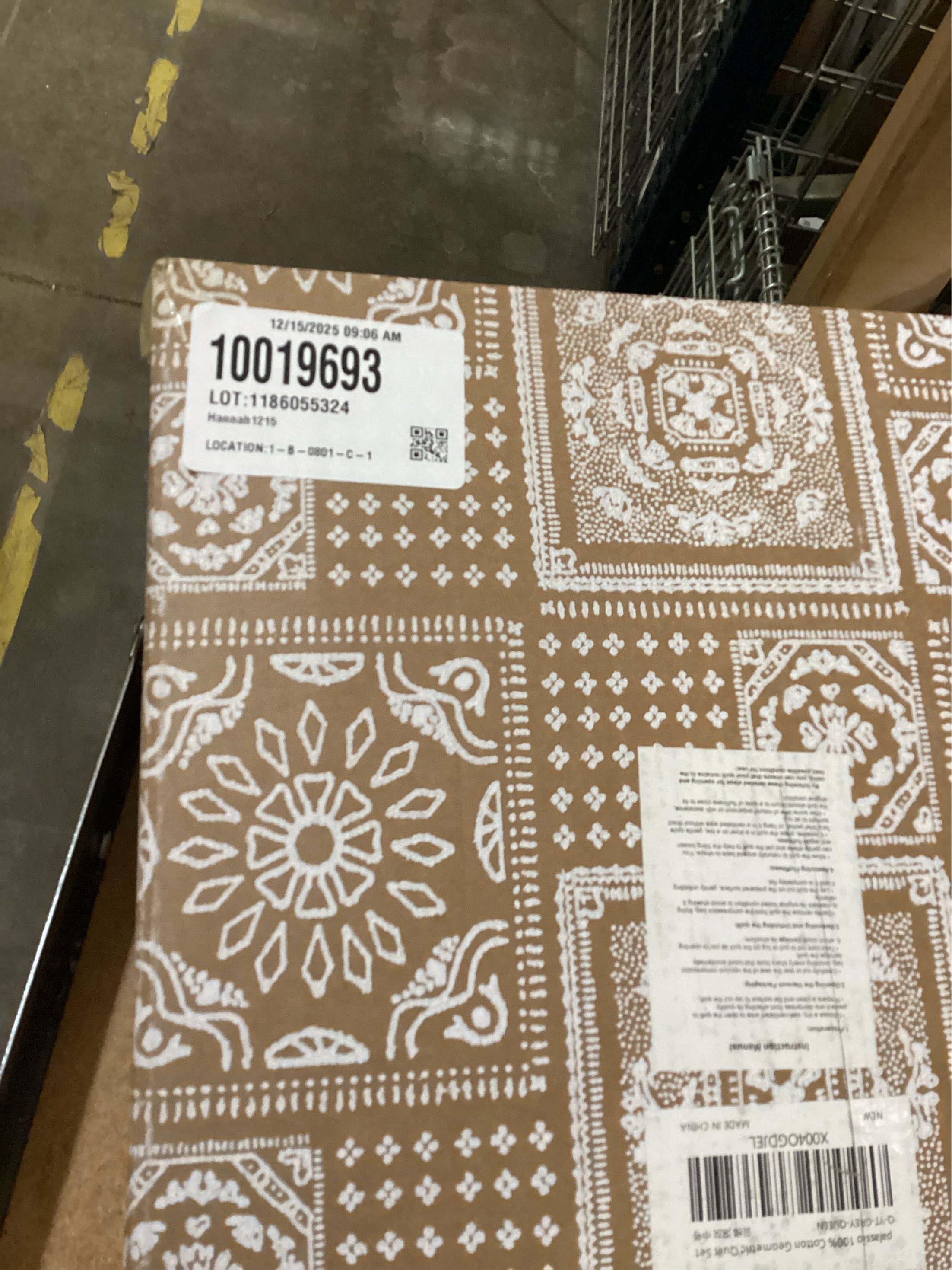 palassio Dark Grey 100% Cotton Quilt Queen Size Bedding Sets with 2 Pillow Shams, Textured Lightweight Soft Bedspread Shabby Chic Coverlet, Quilted Comforter Bed Cover for All Season, 3 Pieces