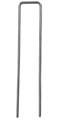 Quantity 5‼️‼️‼️Heavy galvanized steel garden stakes U shape landscape ...