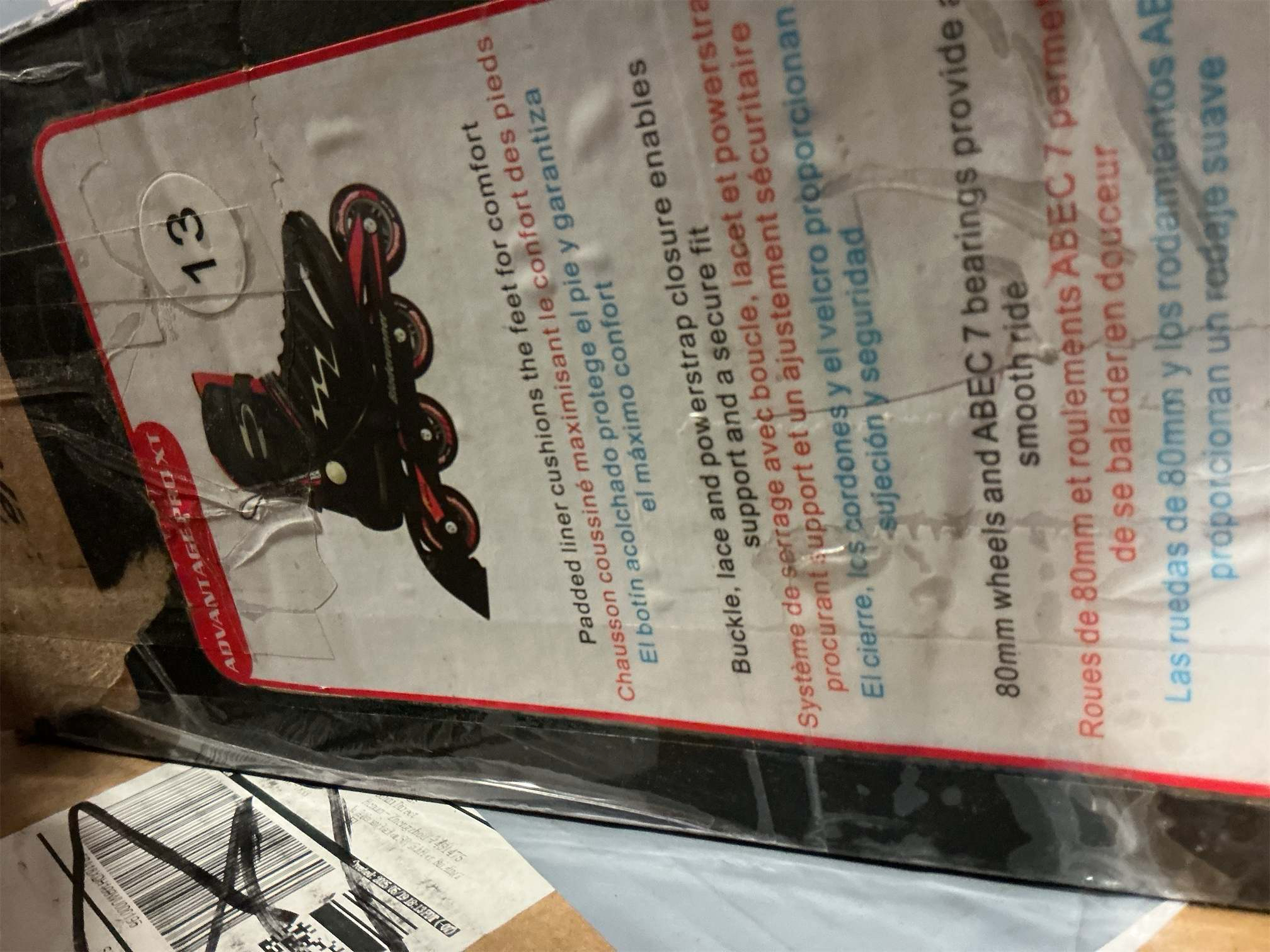 Size 13 Bladerunner by Rollerblade Advantage Pro XT Men's Adult Fitness Inline Skate