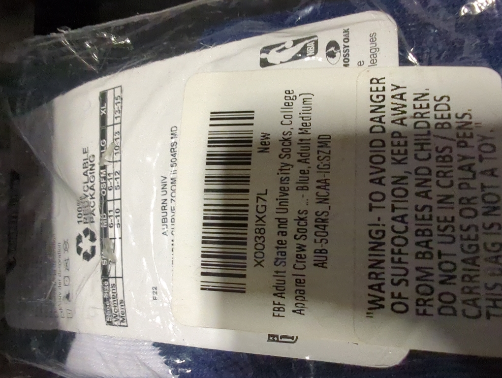 For Bare Feet NCAA Adult State and University Crew Socks - Polyester blend - Unisex - High-performance socks provide