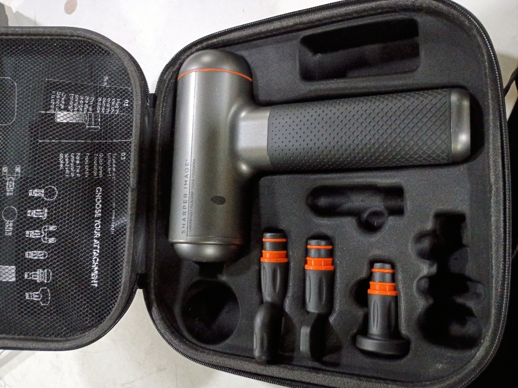 Sharper Image - Powerboost Deep Tissue Massager - Black ( missing parts )