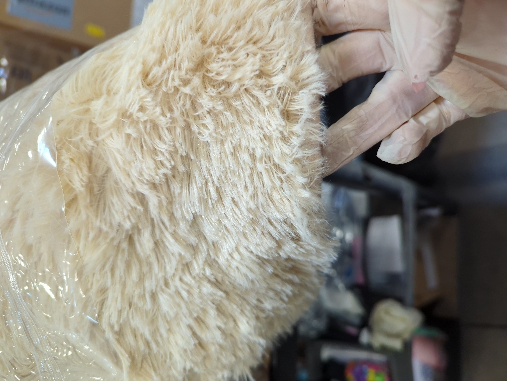 Merelax Soft Modern Indoor Large Shaggy Rug for Livingroom Bedroom Dorm Kids Room Home Decor, Non-Slip Plush Fluffy Furry Fur Area Rugs Comfy Nursery Accent Floor Carpet 9x12 Feet, Light Tan