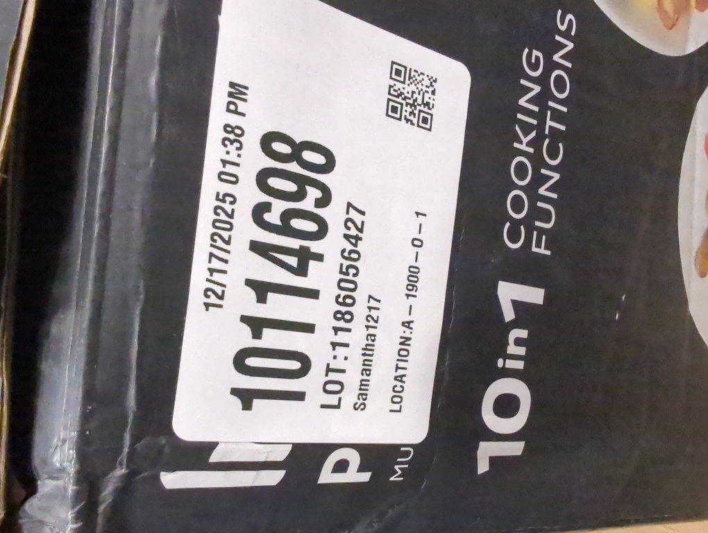 Instant Duo Pro Stainless Steel Pressure Cooker 13.4 in. 6 qt Black