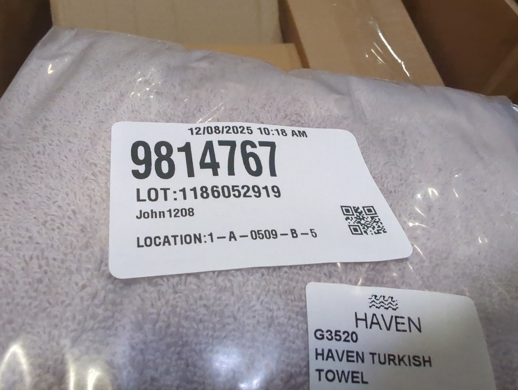 Set of 2 Color lilac Haven Turkish towel  marble