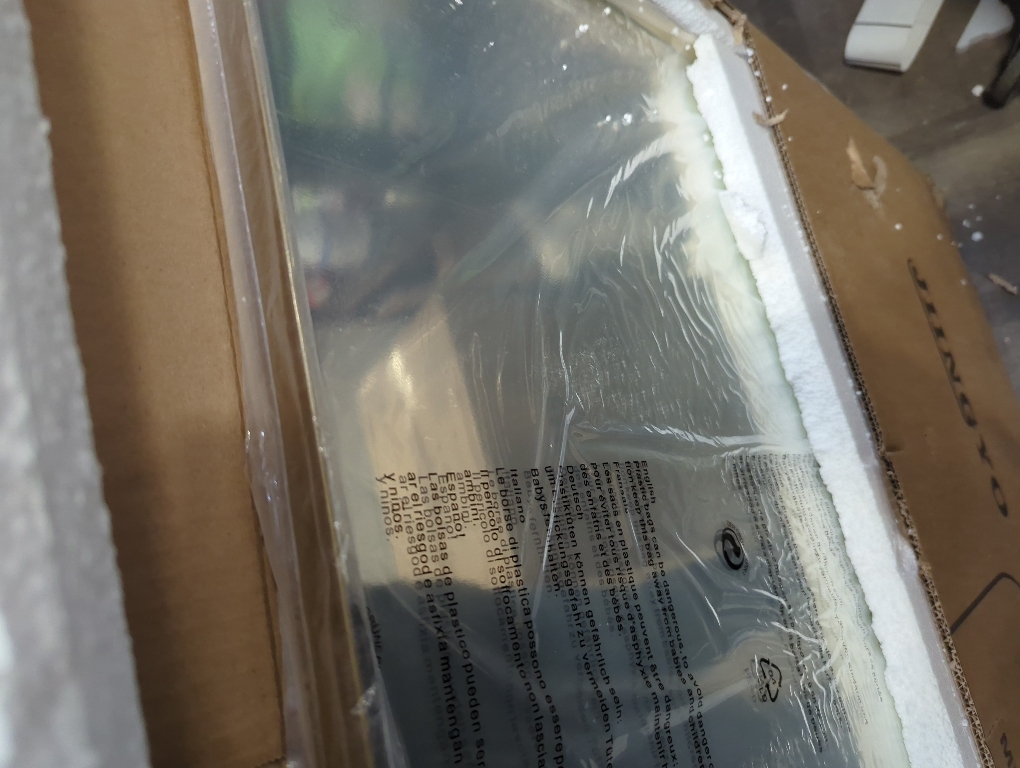 TETOTE Brushed Gold Mirror for Bathroom Sink 24 x 36 Beveled Frame Brushed Gold Brass Vanity Rectangle Mirror for Bathroom Wall, Modern Farmhouse, Tempered Glass, Stronger Frame