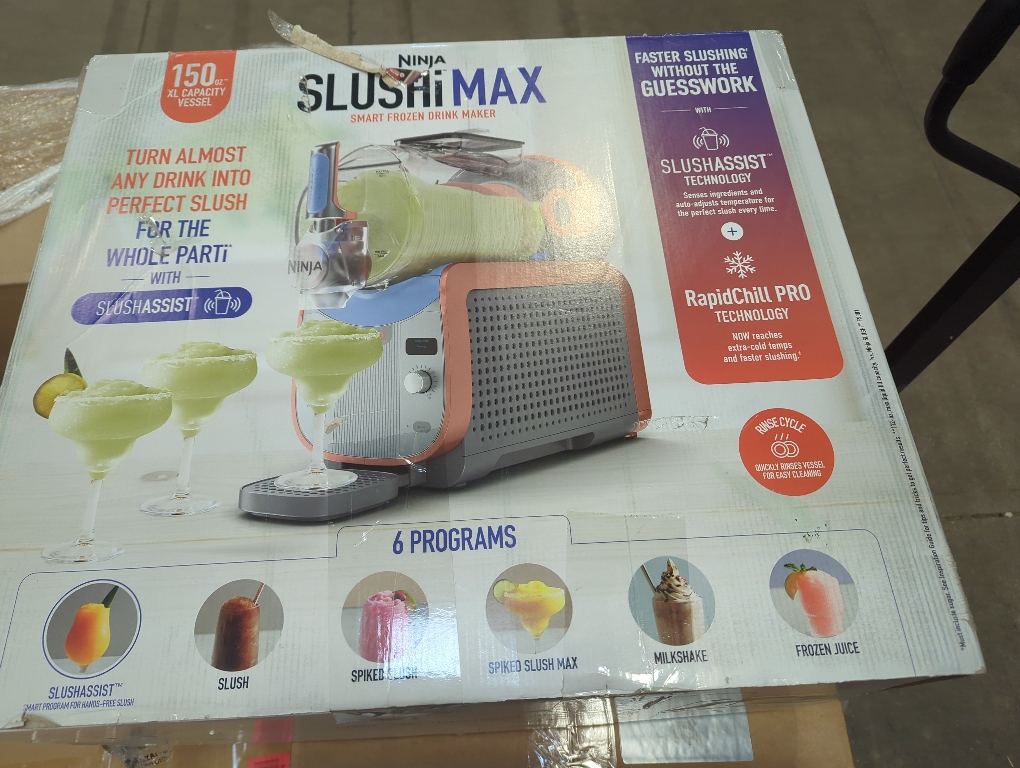 Ninja SLUSHi Max Smart Frozen Drink Maker Blue/Peach FS605