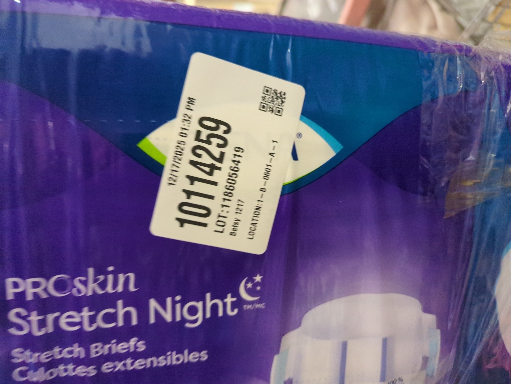 2 pack...TENA ProSkin Overnight Protection Incontinence Briefs, Large / Extra Large, 12 Count