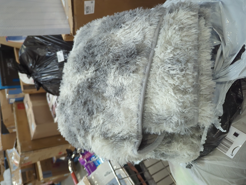 Ophanie Grey and White Area Rugs for Living Room 5x7, Fluffy Shag Large Fuzzy Plush Soft Carpets, Floor Shaggy Rugs for Bedroom, Carpet for Kids Boys Girls Dorm Nursery Home Decor Aesthetic