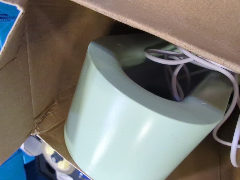 CONBOLA Desk Fan, 11.8 Inch Bladeless Fan Small Table Fan Air Cooler, Portable Rechargeable Breeze Quiet Fan with Touch Control 5-Colors Decorative LED Light for Office Bedroom（Green）