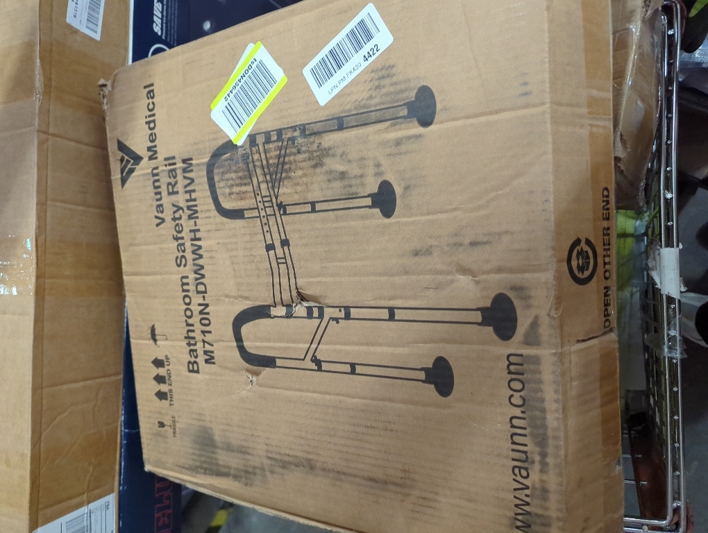 Toilet Safety Rails (300 LB) – Adjustable, Foldable Toilet Handle Frame for Elderly & Disabled Adults, Supports All Toilet Types