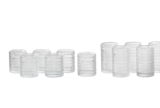 Jupiter by Fortessa DOF and Beverage Glass, Set of 12