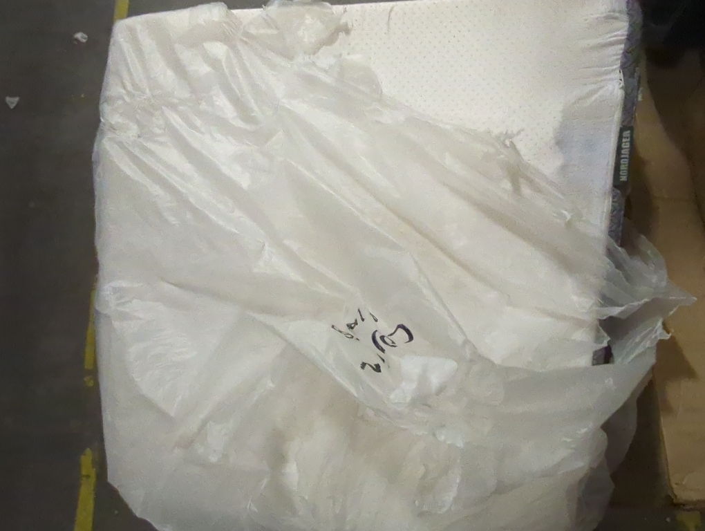 Wedge Pillow for Sleeping & Resting, 24x24x10 Memory Foam Cushion with Grey and White Patterned Polyester Cover, Ideal for Bedroom & Living Room – Comfortable Support for Adults