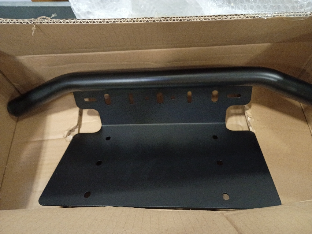 Universal Aluminum Front Bumper License Plate Mount Holder