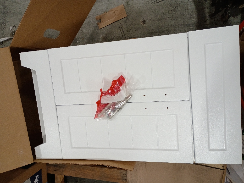 Style Selections Kirkman 18-in White Single Sink Bathroom Vanity with White Cultured Marble Top