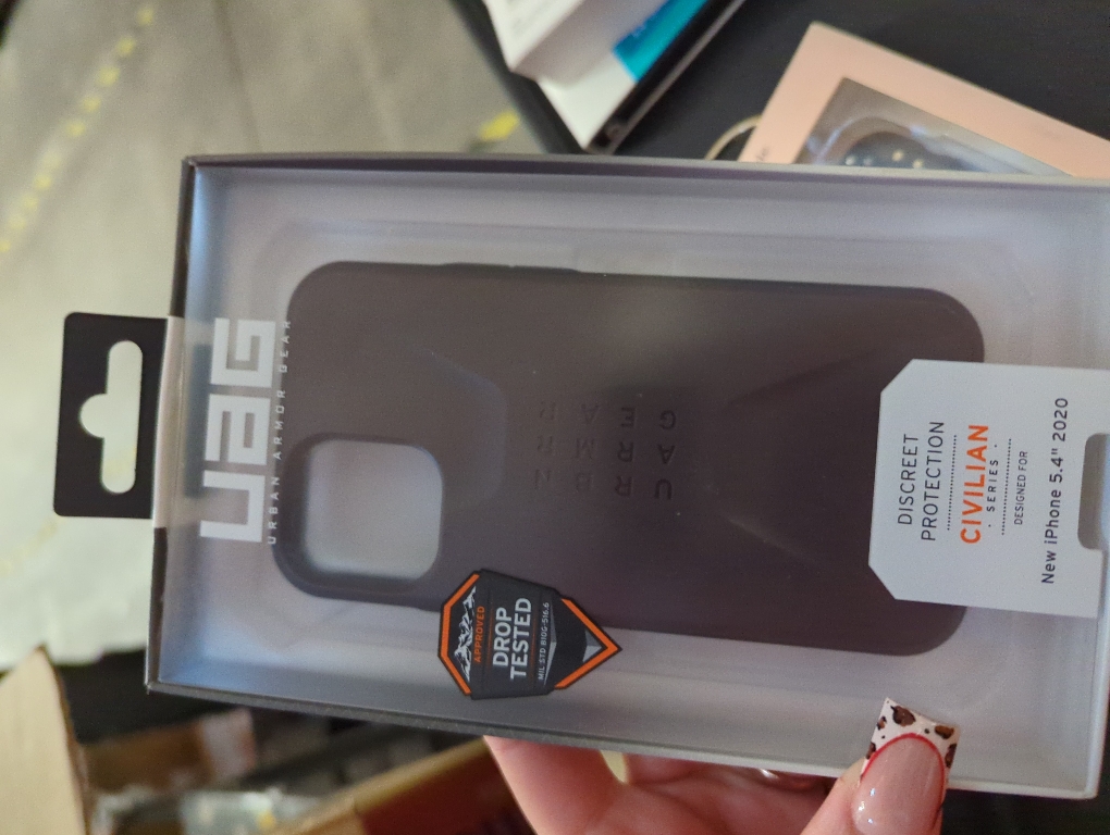 UAG - Civilian Hard Shell Case for Apple iPhone 12 Mini - Eggplant