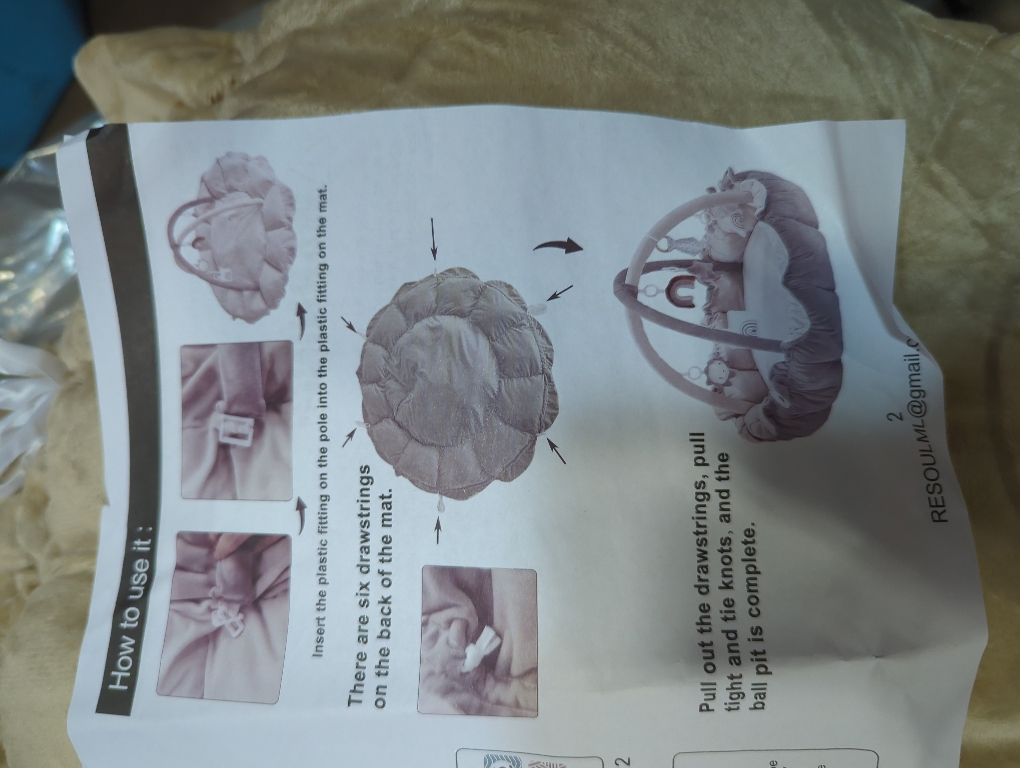 ANGELBLISS 5 in 1 Baby Play Gym Mat, Reversible Tummy Time Mat with 5 Sensory Toys for Stage-Based Developmental, Thick & Large Baby Activity Center from Newborn to Toddler (Khaki)