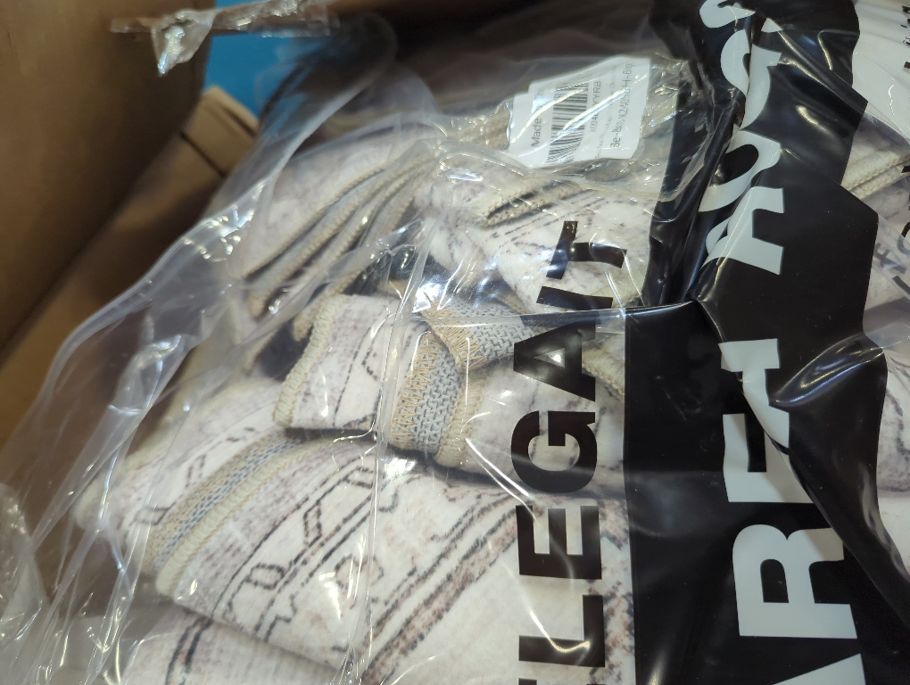 8x10 Area Rugs for Living Room, Stain Resistant Neutral Washable Rugs for Dining Room, Vintage Non-Slip Thin Large Size Beige Area Rug, Printed Vintage Home Decor Rug（Beige）