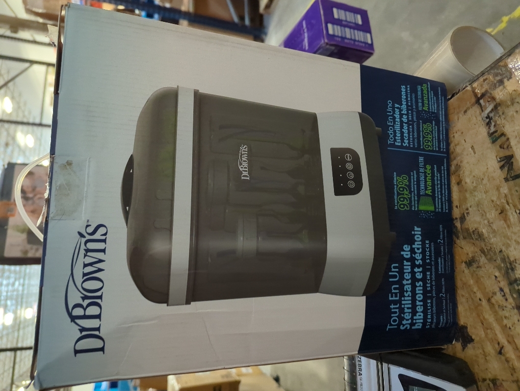 Dr. Brown's All-in-One Sterilizer and Dryer for Baby Bottles, Parts and Other Newborn Essentials