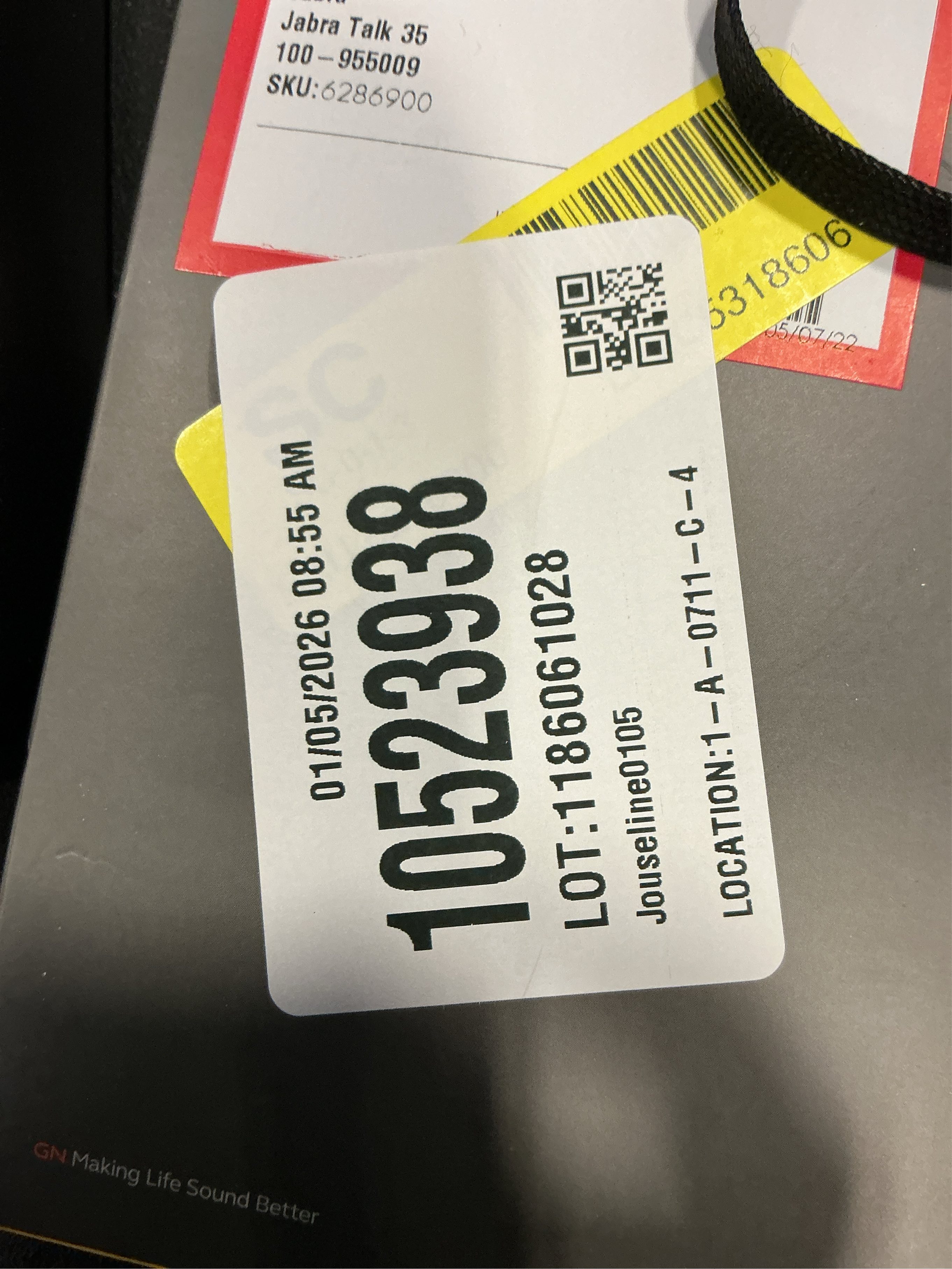 Jabra TALK 35 - Headset - in-ear - Over-the-ear Mount - Bluetooth - Wireless - Black