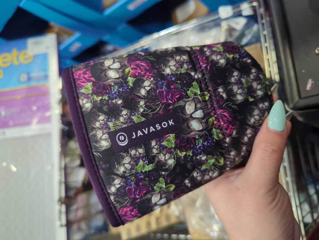 Sok It JavaSok Iced Coffee & Cold Soda Insulated Neoprene Cup Sleeve (After Dark, Medium: 22-28oz)