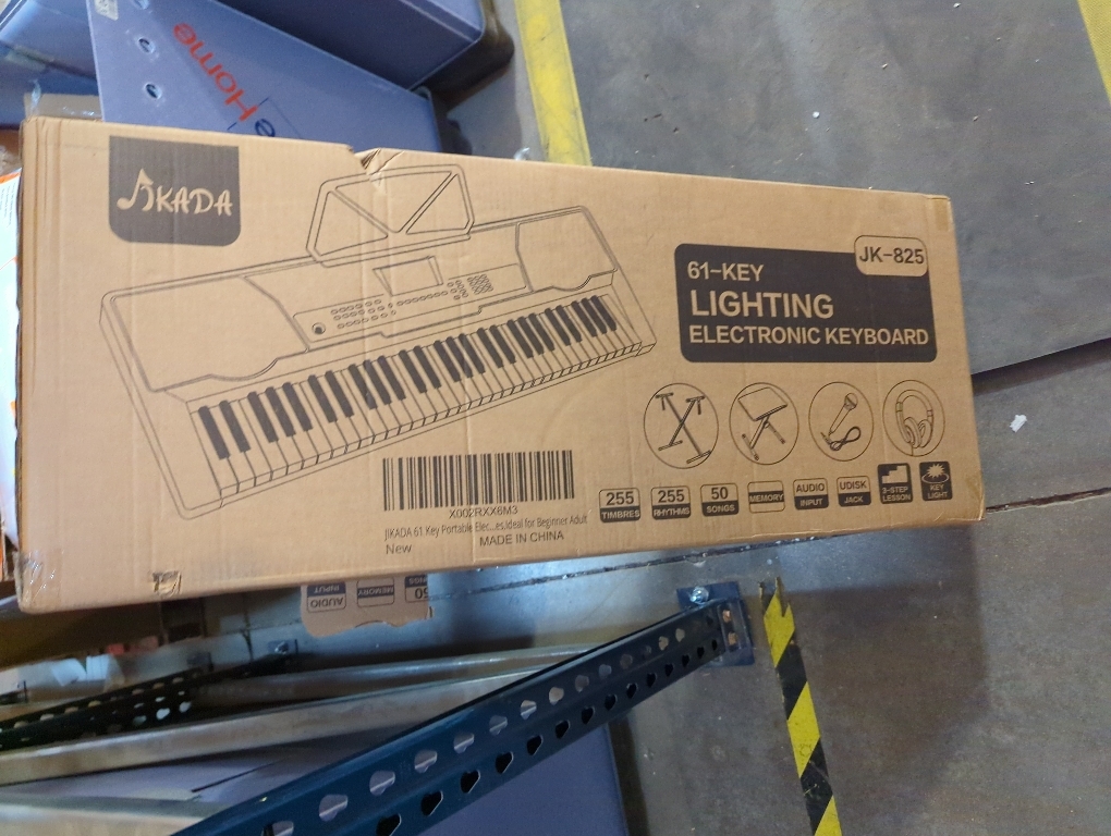 88 Key Piano Keyboard, Electric Digital Piano with Semi Weighted Keys, Keyboard Piano with Sustain Pedal, Power Supply, Stand, Carrying Case, Headphones, USB-MIDI Compatibility, for Beginner Adults