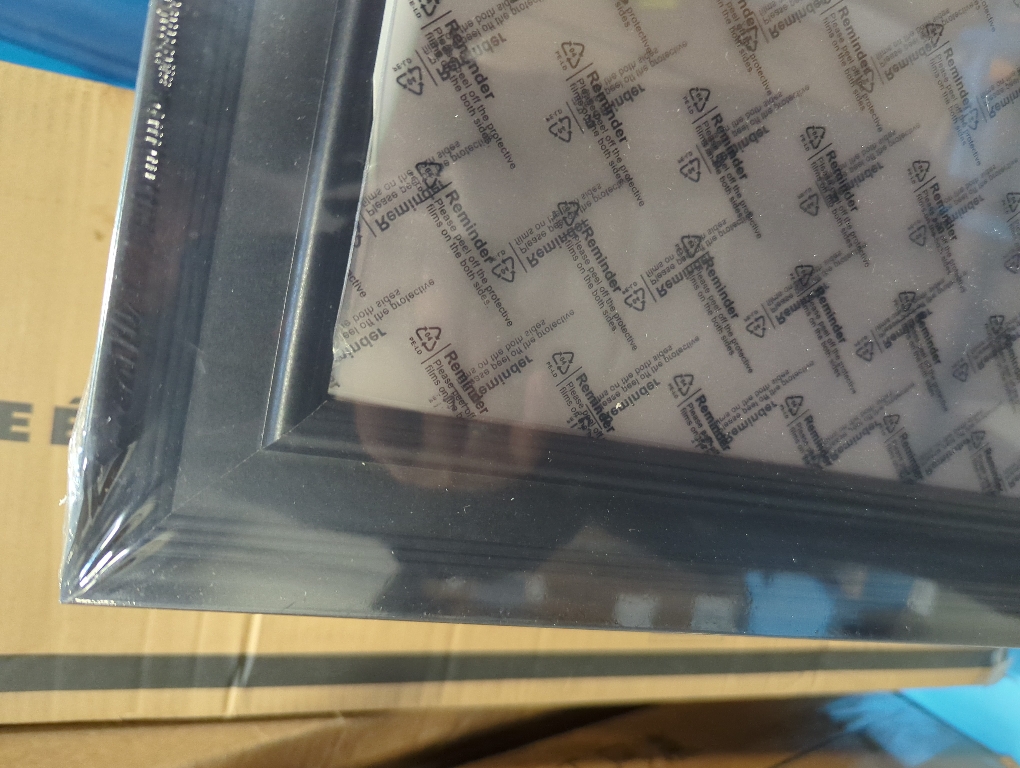 24x36 Poster Frame Black, 2-Inch Wide Border Poster Frames 24 x 36 Inches with Black Backboard, 24x36 Picture Frame Wall Hanging