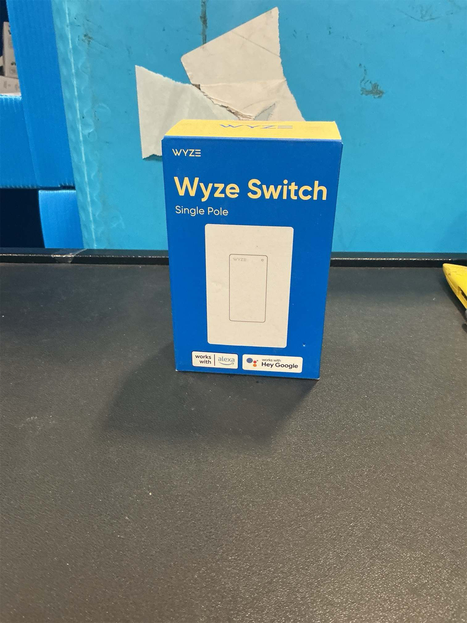 2  Packs Wyze Switch, 2.4 GHz WiFi Smart Light Switch, Single-Pole, Needs Neutral Wire, Compatible with Alexa, Google Assistant, and IFTTT, No Hub Required, White