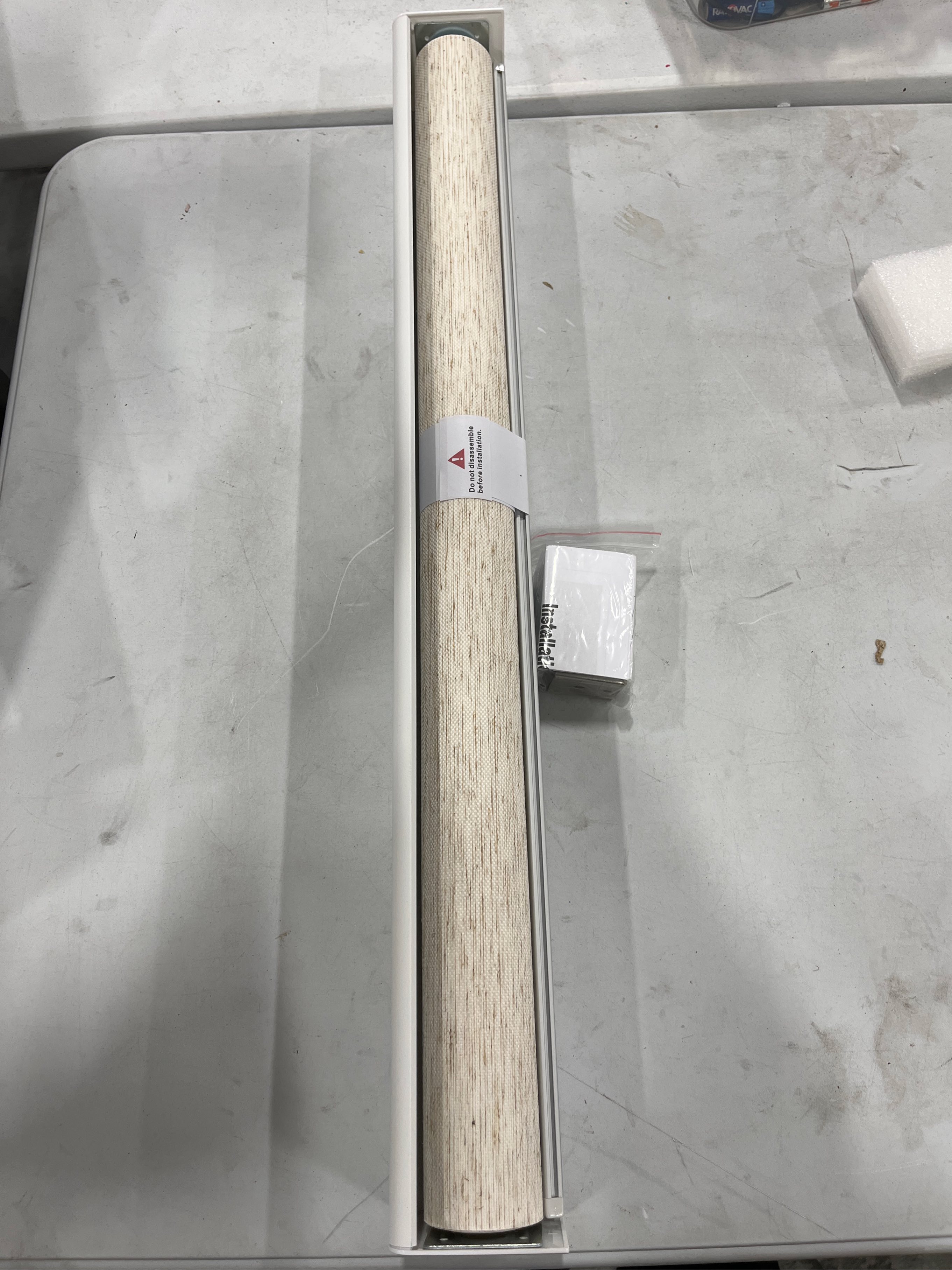 Persilux Window Shades Free-Stop Cordless Light Filtering Roller Shades for Windows (Cream 28 W x 72 H) Natural Woven Fabric UV Protection Privacy Roller Blinds for Windows, Home, Kitchen, Patio