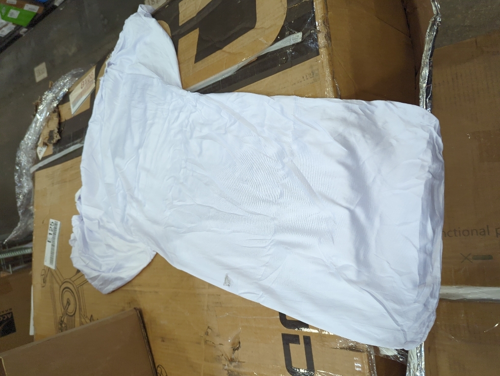 HAINARverS Folding Chair Covers for Wedding, 10PCS White