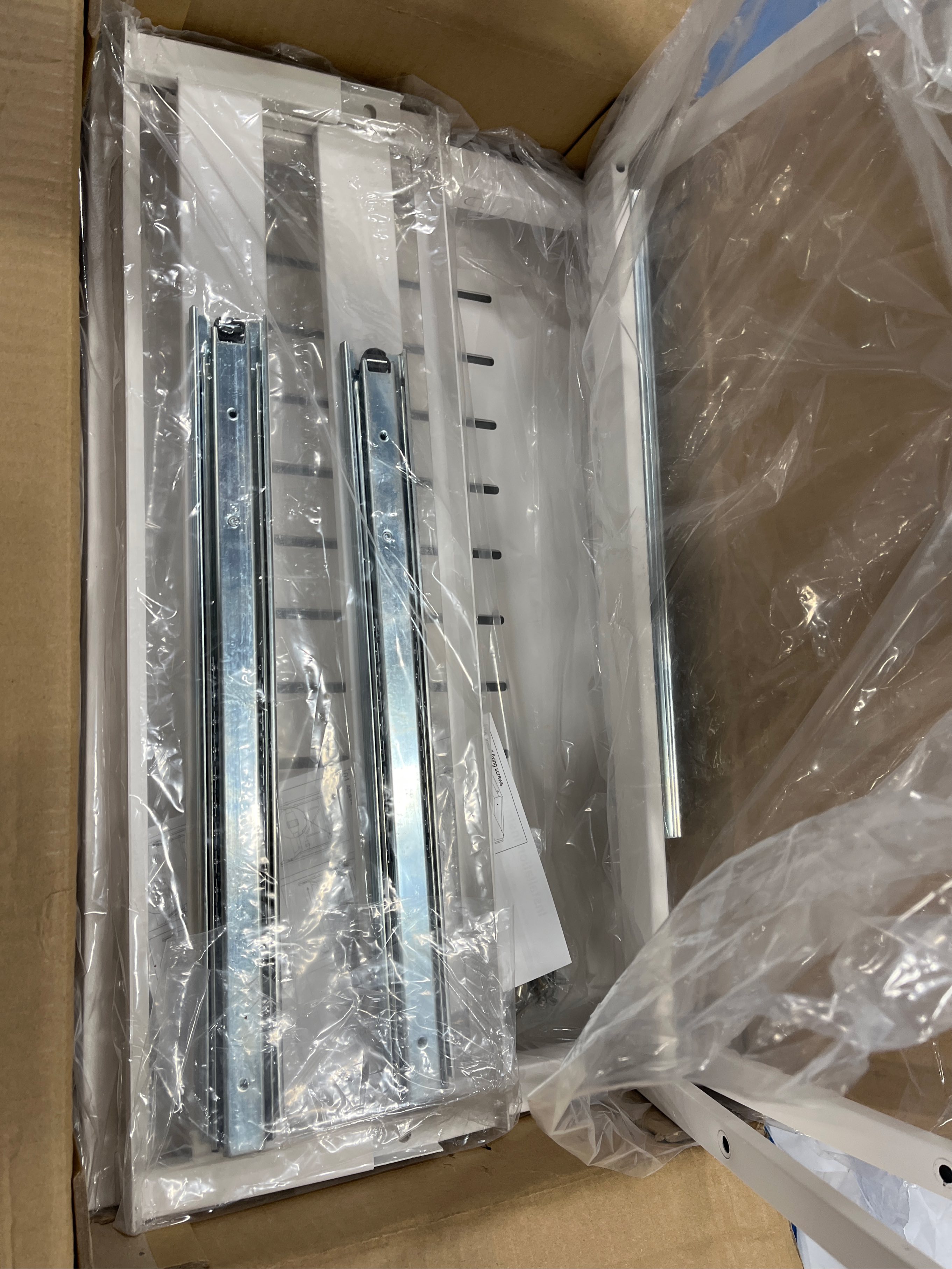 2 Tier Pull Out Cabinet Organizer, 21 Depth Cabinet Pull Out Shelves, Expandable 14”-20” W, Heavy-Duty Cabinet Drawers Slide Out for Kitchen Pots, Pans & Pantry Storage