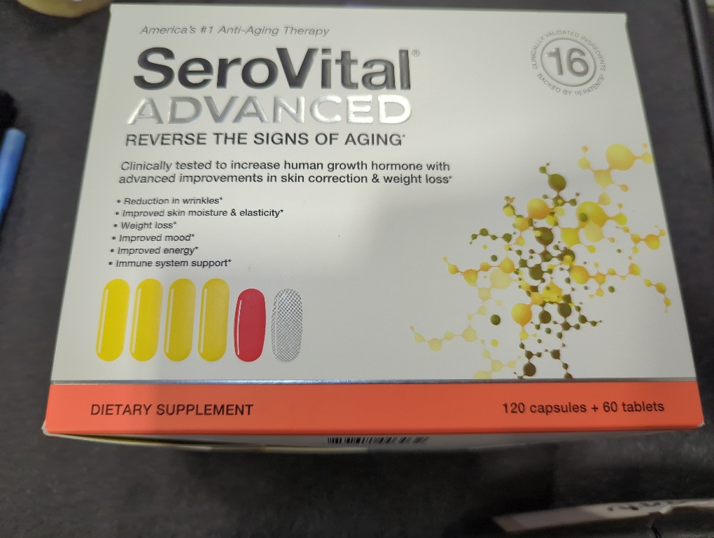 SeroVital Advanced Dietary Supplement 120 Capsules   60 Tablets