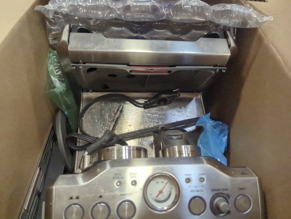 Breville Barista Express Espresso Machine BES870XL, Brushed Stainless Steel