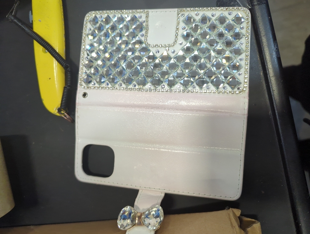 Bonitec iPhone 11 Wallet Case - Luxury Glitter Bowknot Diamond Rhinestone Flip Stand with Card Slot