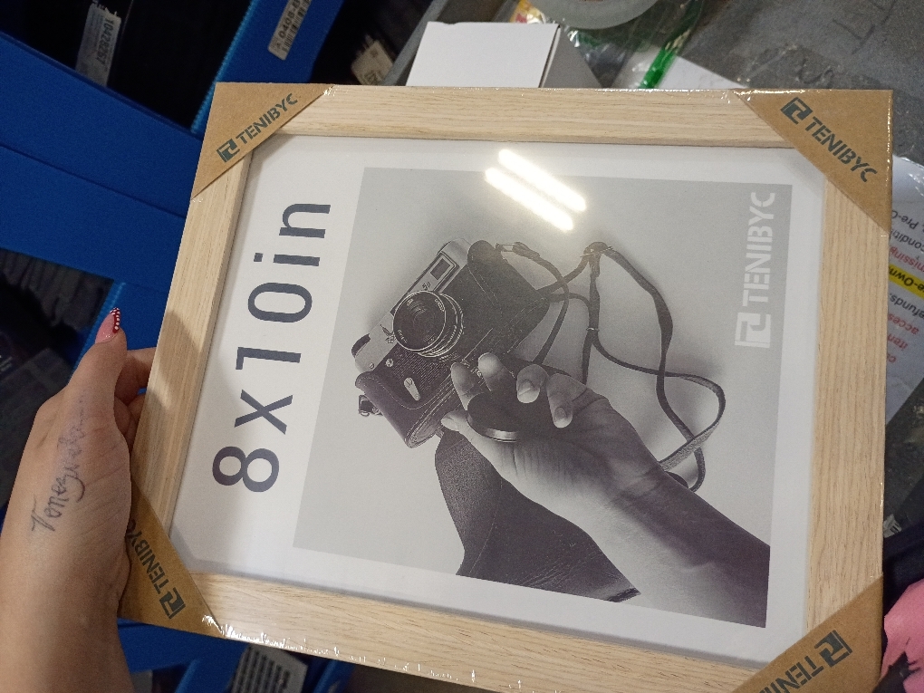 8x10 Picture Frame 3 Pack, Natural Wood, Real Glass, for Photo, Art