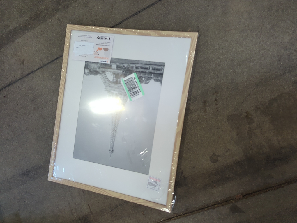 upsimples 11x14 Picture Frame, Display Pictures 8x10 with Mat or 11x14 Without Mat, Wall Hanging Photo Frame, Natural, 1 Pack