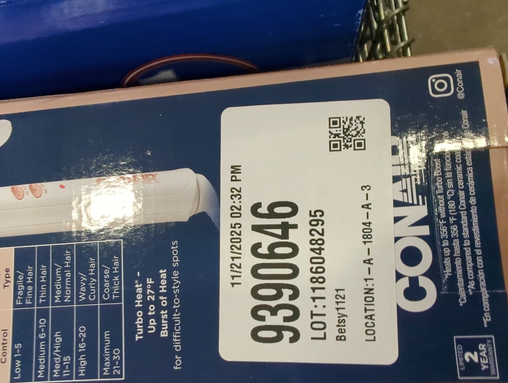 Conair Double Ceramic 3/4-in. Curling Iron