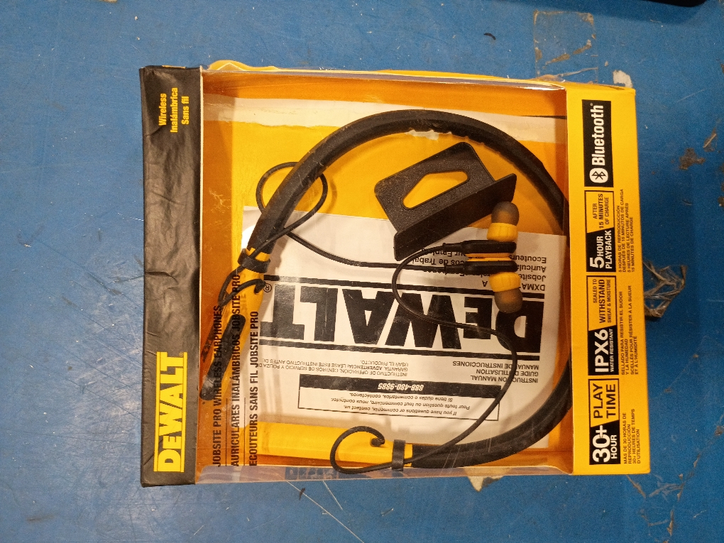 DeWalt Wireless Bluetooth Behind-the-Neck Headphones 1 pk