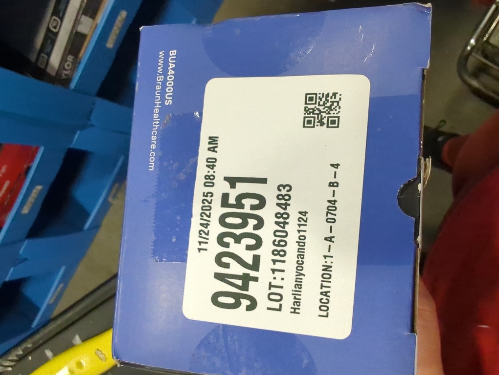 Braun ExactFit™ 2 Blood Pressure Monitor for Home Use - Accurate Blood Pressure Machine, Color-Coded Results, Large Display BP Monitor, Universal Upper Arm Cuff, 30 Memory Slots