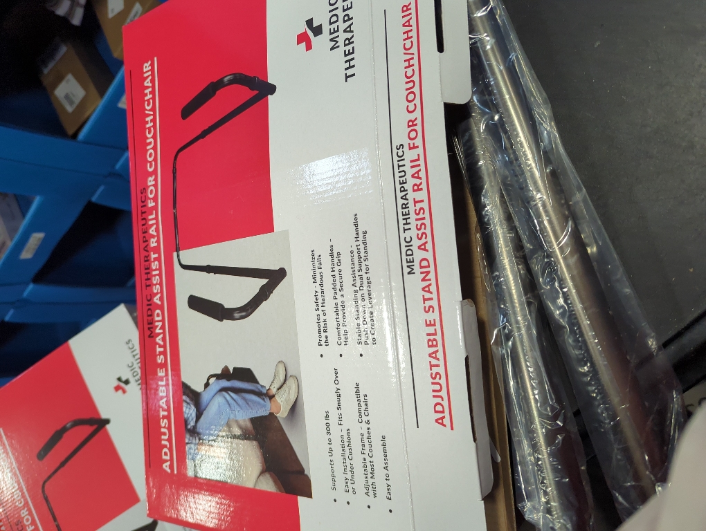 Medic Therapeutics Adjustable Standing Aid Rail for Couch & Chair