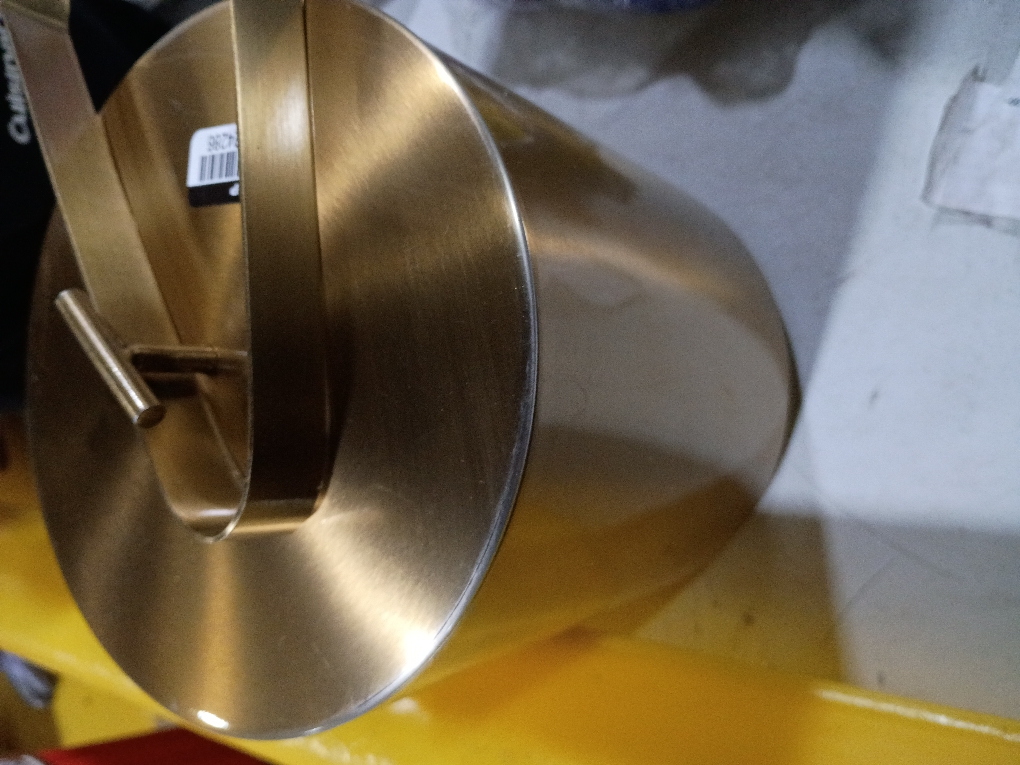 Metal Ice Bucket with Tongs Gold - Threshold