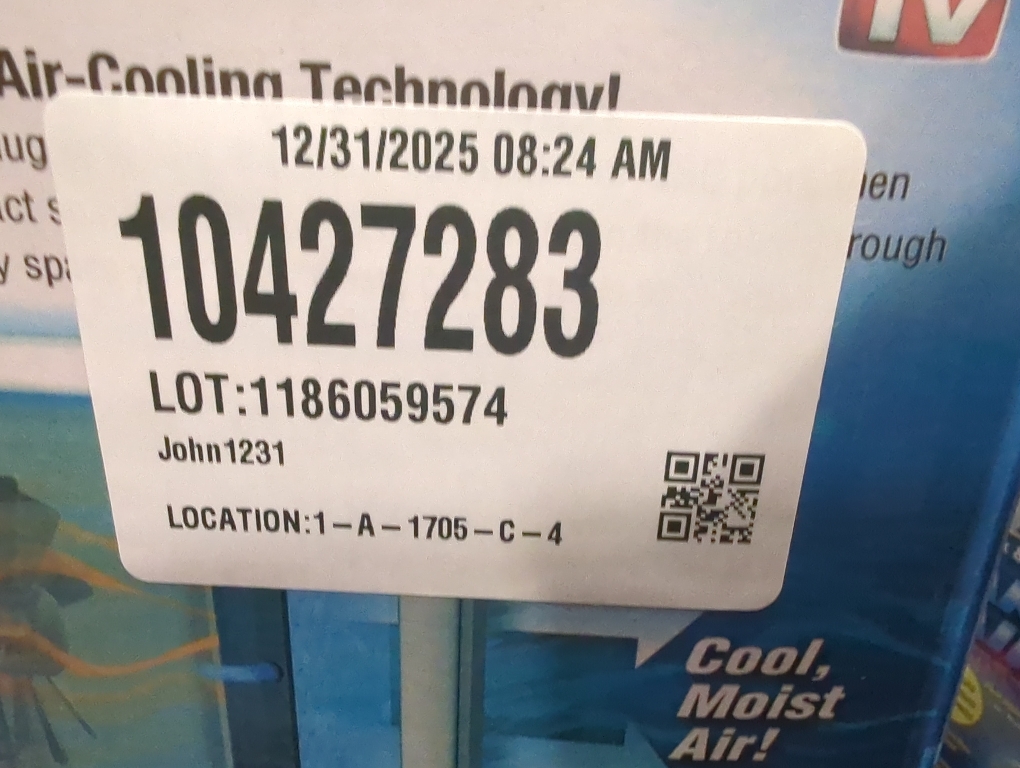 Arctic Air Evaporative Air Cooler by Ontel - Powerful, Quiet, Lightweight and Portable Space Cooler with Hydro-Chill Technology For Bedroom, Office, Living Room & More,Blue