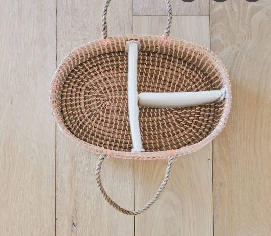 BEBE BASK LILY Diaper Caddy - Blush