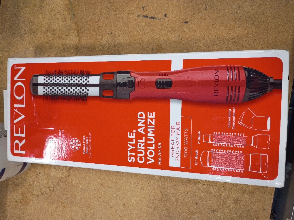 Revlon 1200W Perfect Style Hot Air Kit | Style, Curl, and Volumize, 3 Piece Set