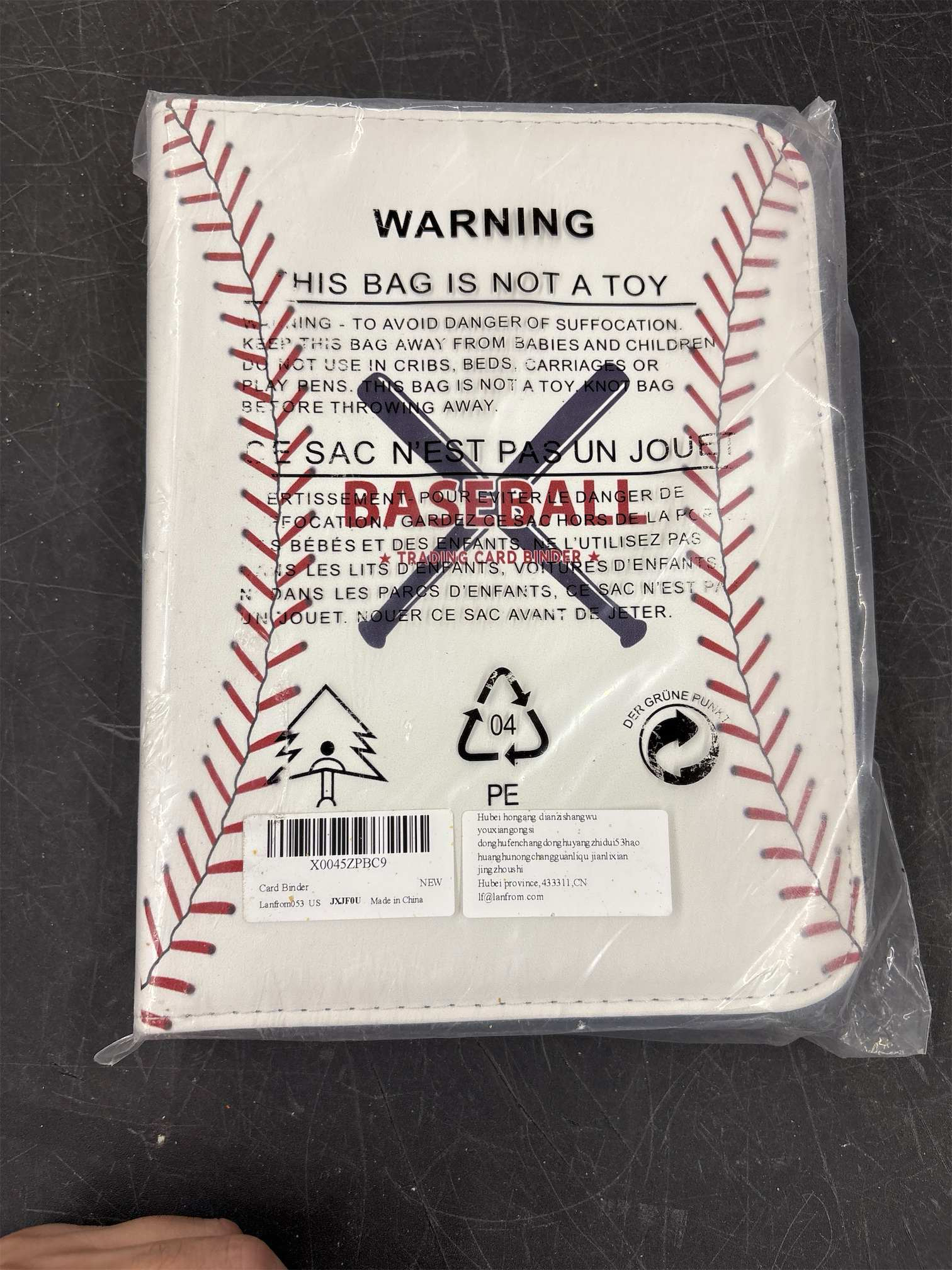 Trading Card Binder with Sleeves, 440 Pocket Baseball Card Binder, Premium Double Sided Pocket PU Card Collection Binder, Sports Card Binder Fits for Basketball Cards, Soccer Cards, Sport Cards